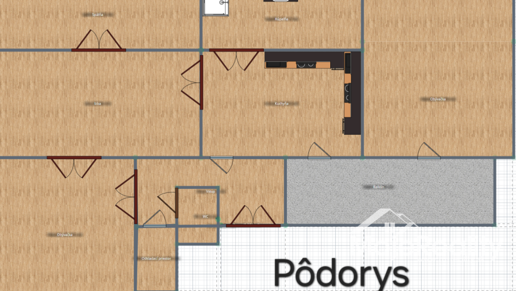 Bratislava-Staré Mesto - Luxusný  4 izb. byt 128 m2-  v centre mesta