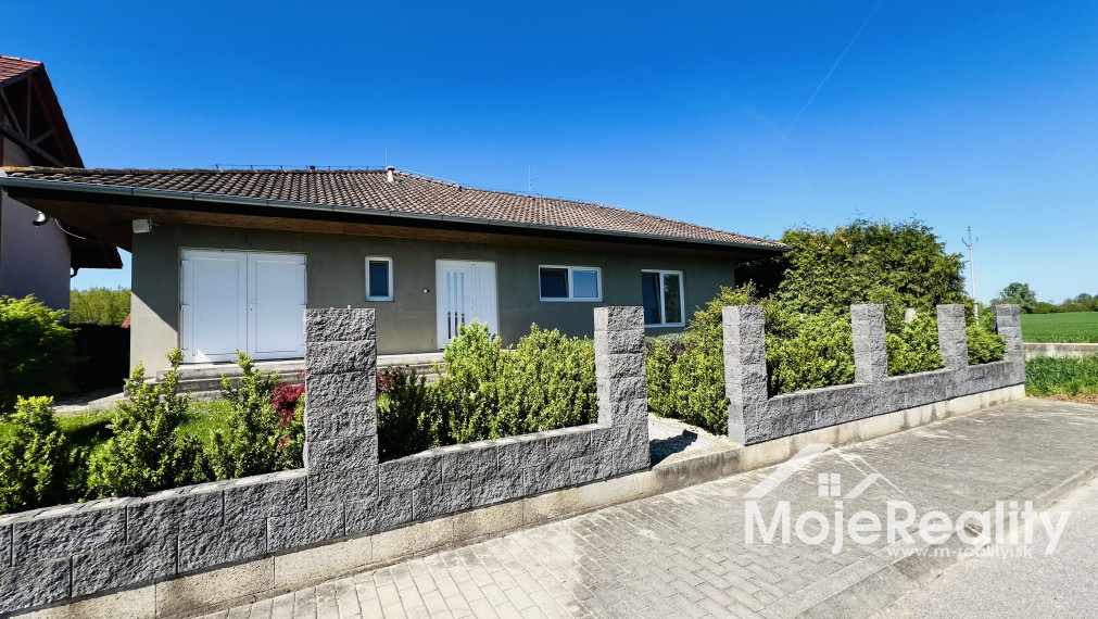 Zľava 10.000 Eur 4-izbový rodinný dom v obci Rybany, skolaudovaný v roku 2017