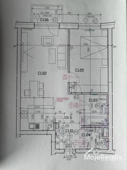 2 izbový priestranný byt NOVOSTAVBA, rezidencia Vinohrady, ul. Tramínová - Trenčín