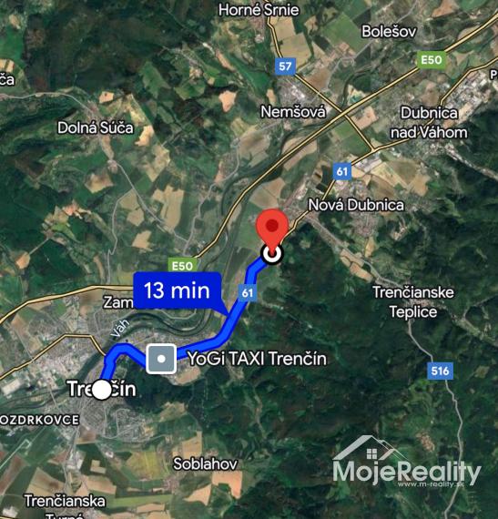 Stavebný pozemok Trenčianska Teplá – časť Dobrá (spolu 3864 m²) alebo samostatne 1285 m2