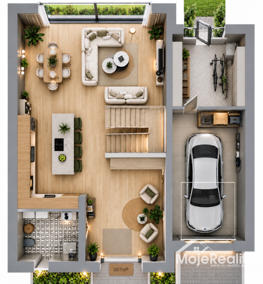BASE | 3 výnimočné domy | 222 m² priestoru bez kompromisov - Kasárenská, Trenčín