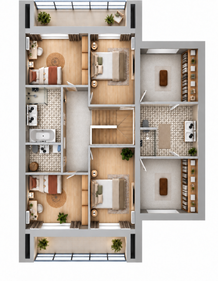 BASE | 3 výnimočné domy | 222 m² priestoru bez kompromisov - Kasárenská, Trenčín