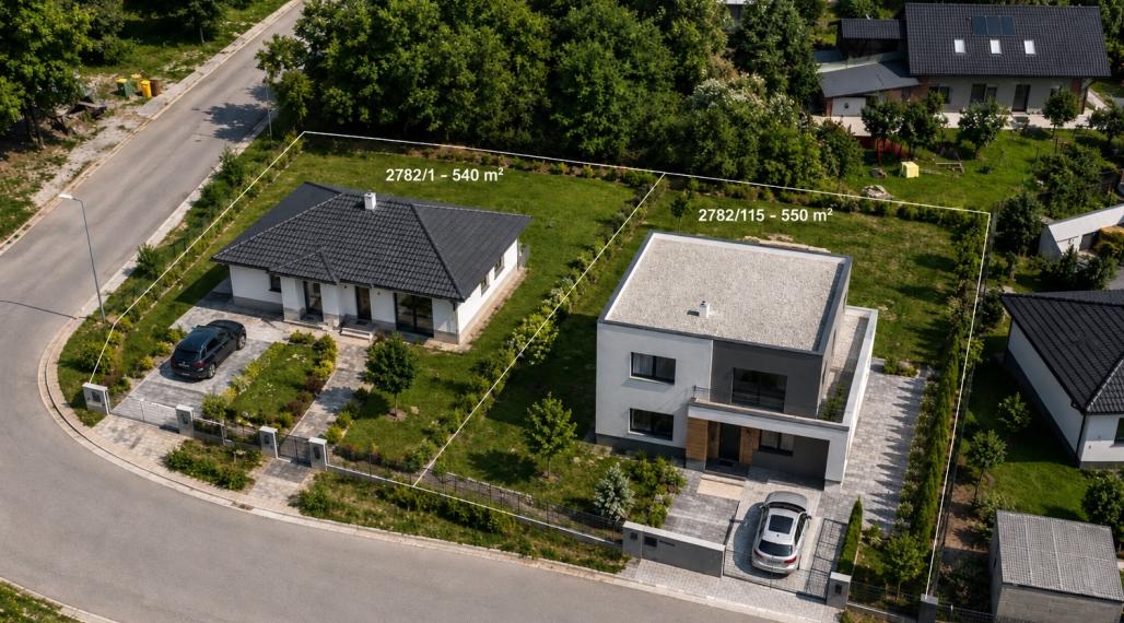 STAVEBNÝ POZEMOK V TRENČIANSKYCH MITICIACH – MOŽNOSŤ 1 ALEBO 2 RODINNÝCH DOMOV
