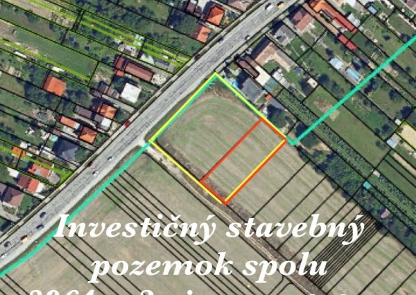 Stavebný pozemok Trenčianska Teplá – časť Dobrá (spolu 3864 m²) alebo samostatne 1285 m2