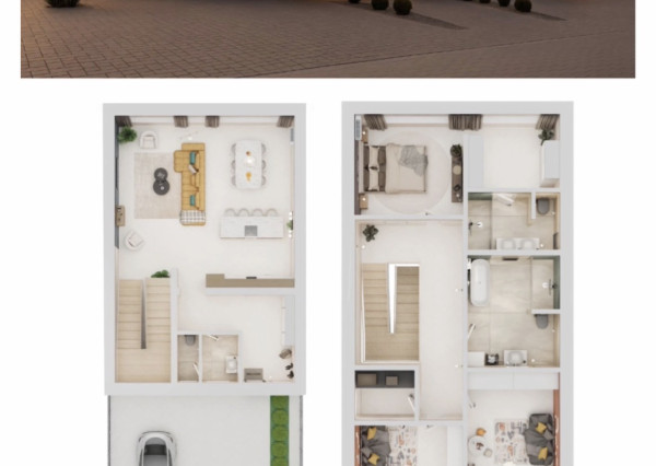 Exkluzívne bývanie v srdci Trenčína – projekt piatich rodinných domov OLYMPIA, STARK Residence